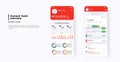 Mobile Banking App UI Kit for responsive